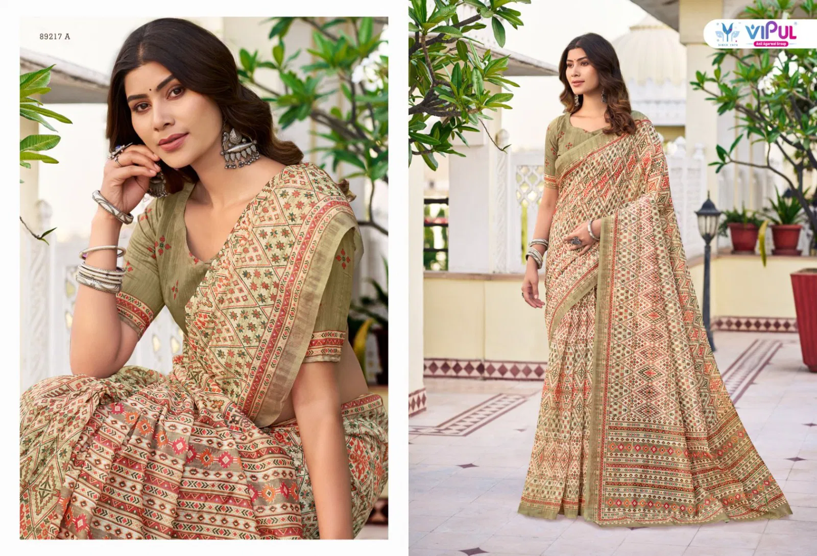 Pratiksha By Vipul Cotton Daily Wear Saree Wholesale Shop In Surat